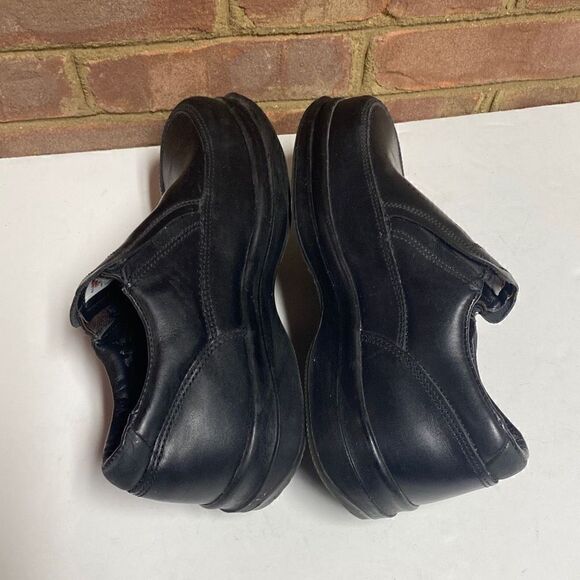 RED WING Steel Toe Slip-On Electrical Hazard Black Leather Loafer 6646 Size 7.5